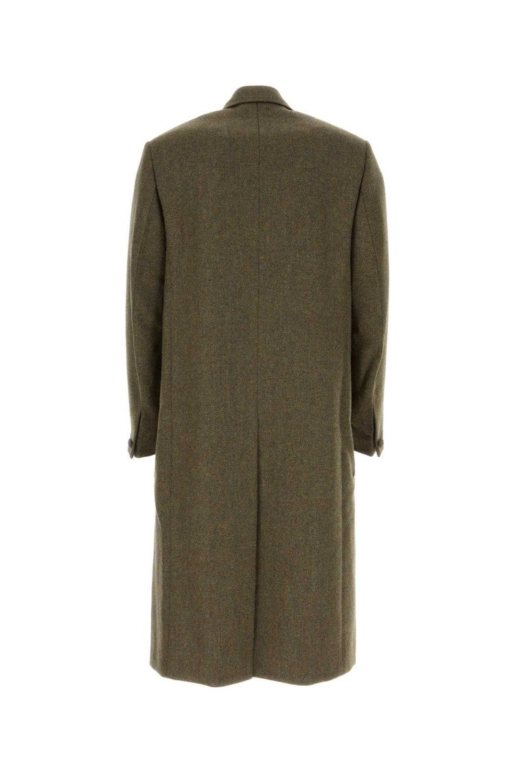 Givenchy Khaki Wool Oversize Coat