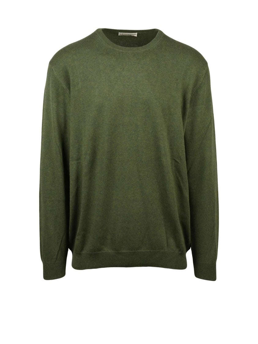 Cashmere Company P. Crewneck Sweater In Soft Cotton-Cashmere Blend