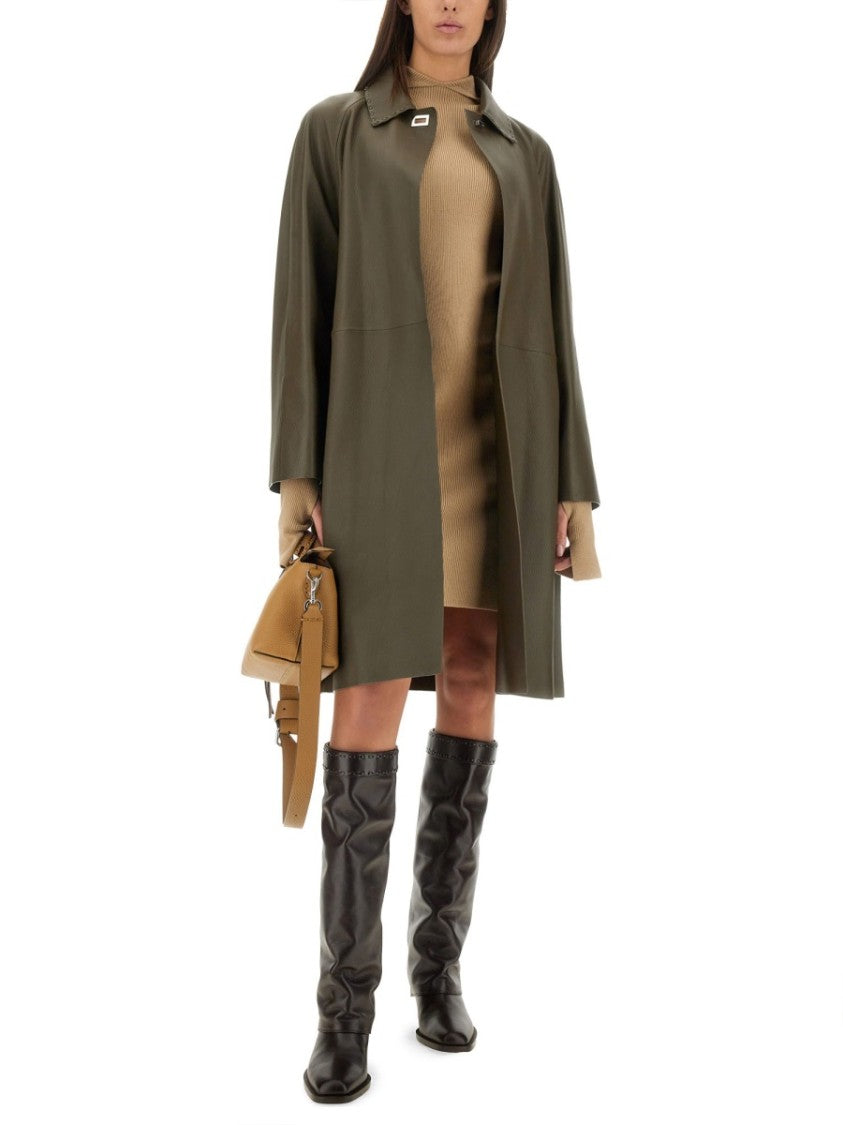 Fendi Slim-Fit Wool And Silk Dress