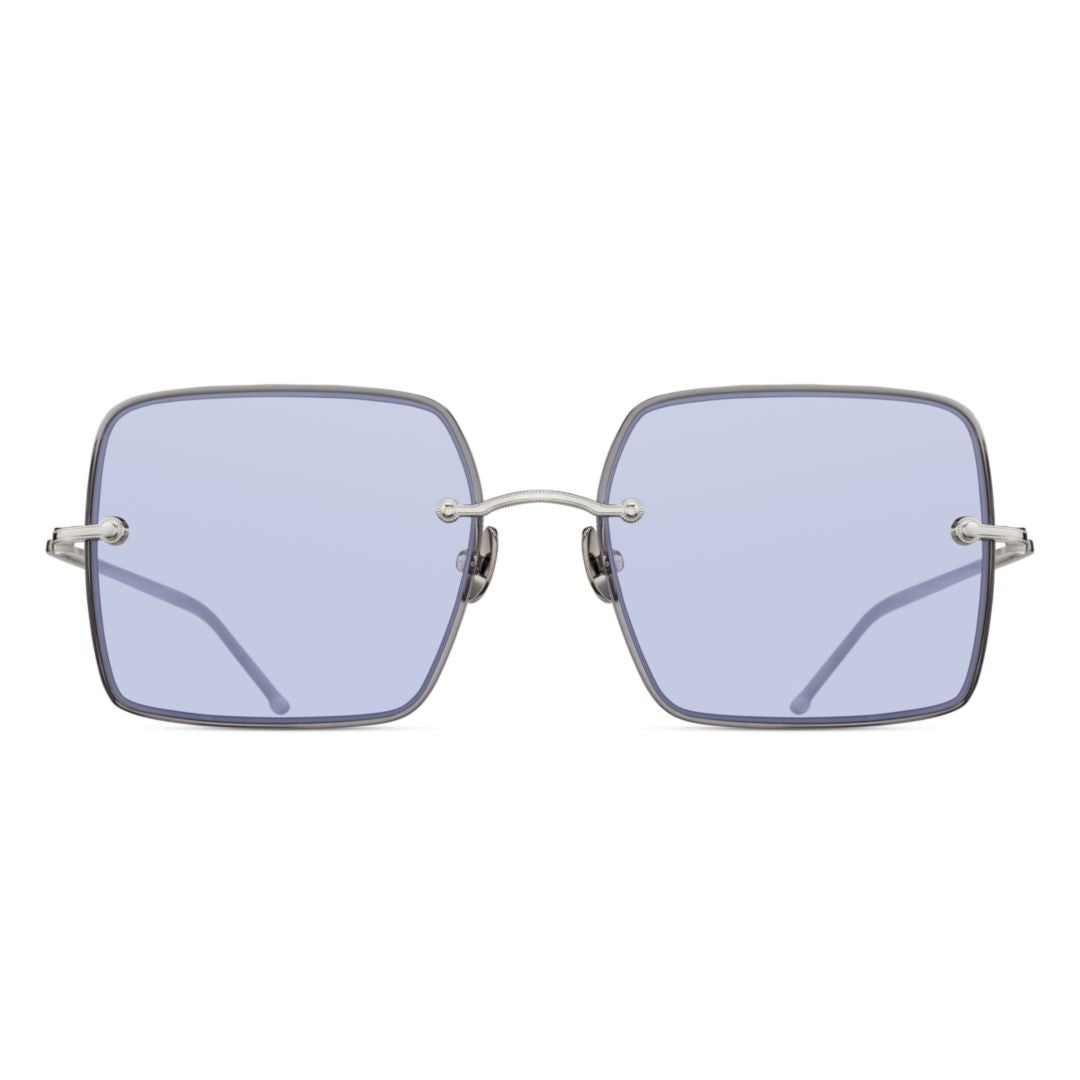 Matsuda M5005.Sg Ultra-Thin Metal Frame Sunglasses With Rectangular Lenses