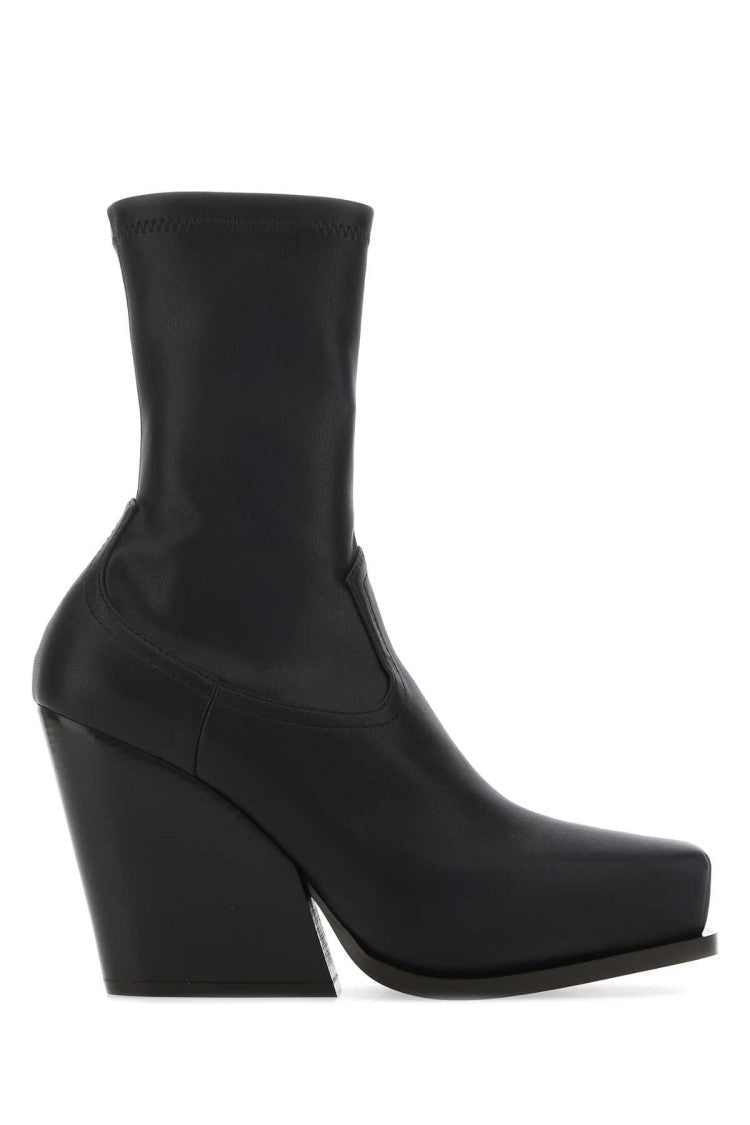 Stella Mccartney Black Alter Mat Cowboy Ankle Boots