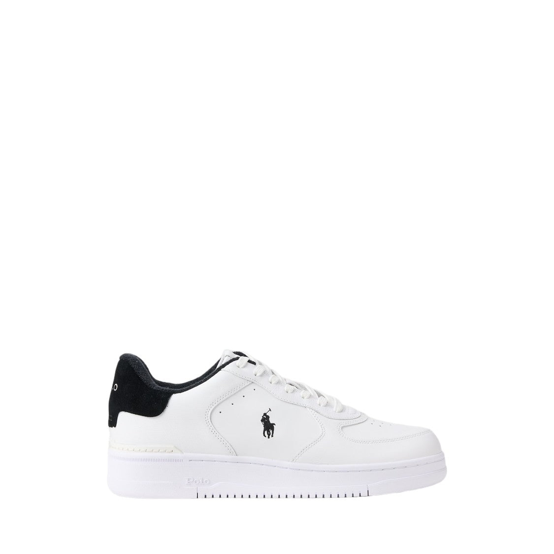 Polo Ralph Lauren Masters Low-Top Leather Sneakers With Perforated Detailing