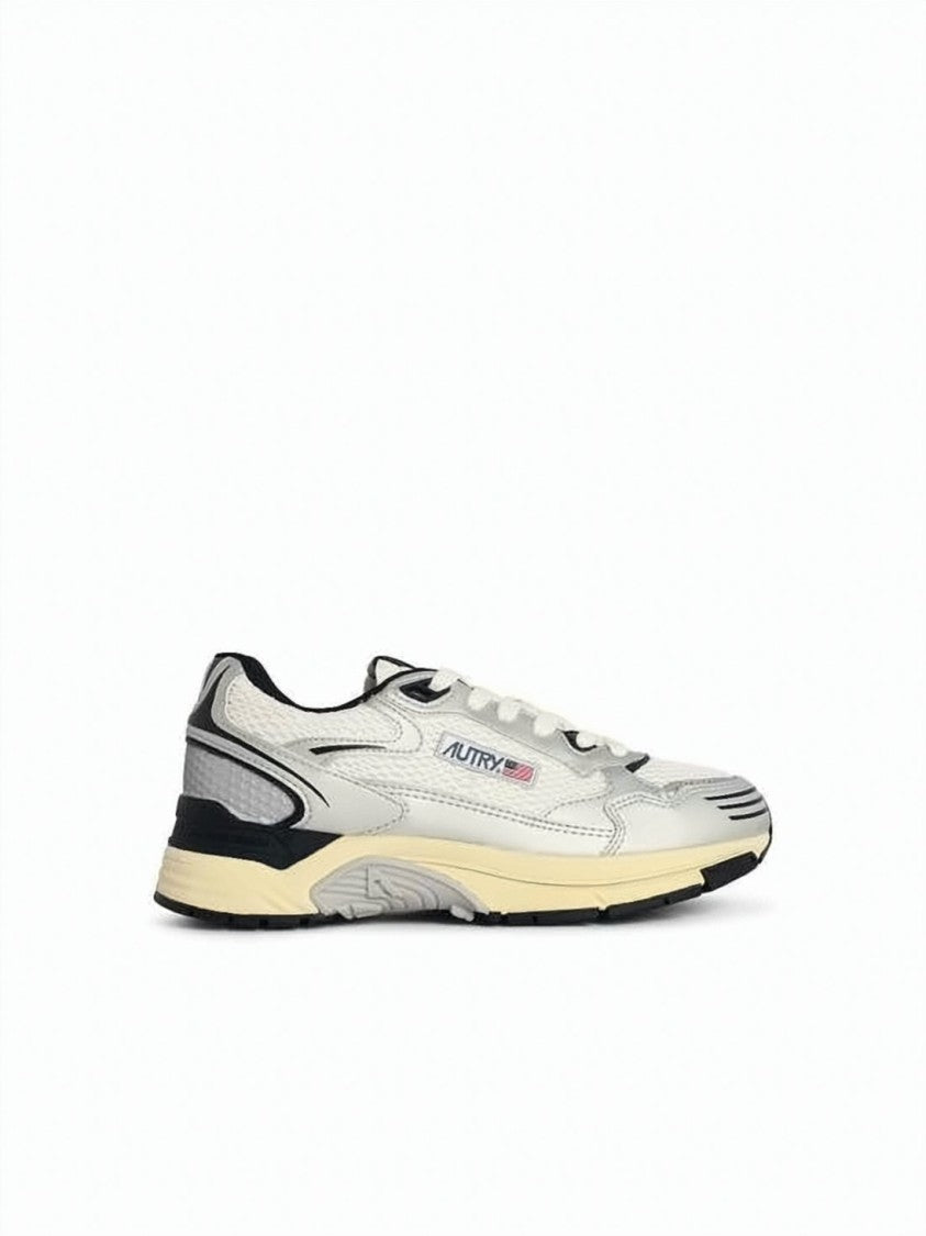 Autry Layered Sneaker With Textured Upper