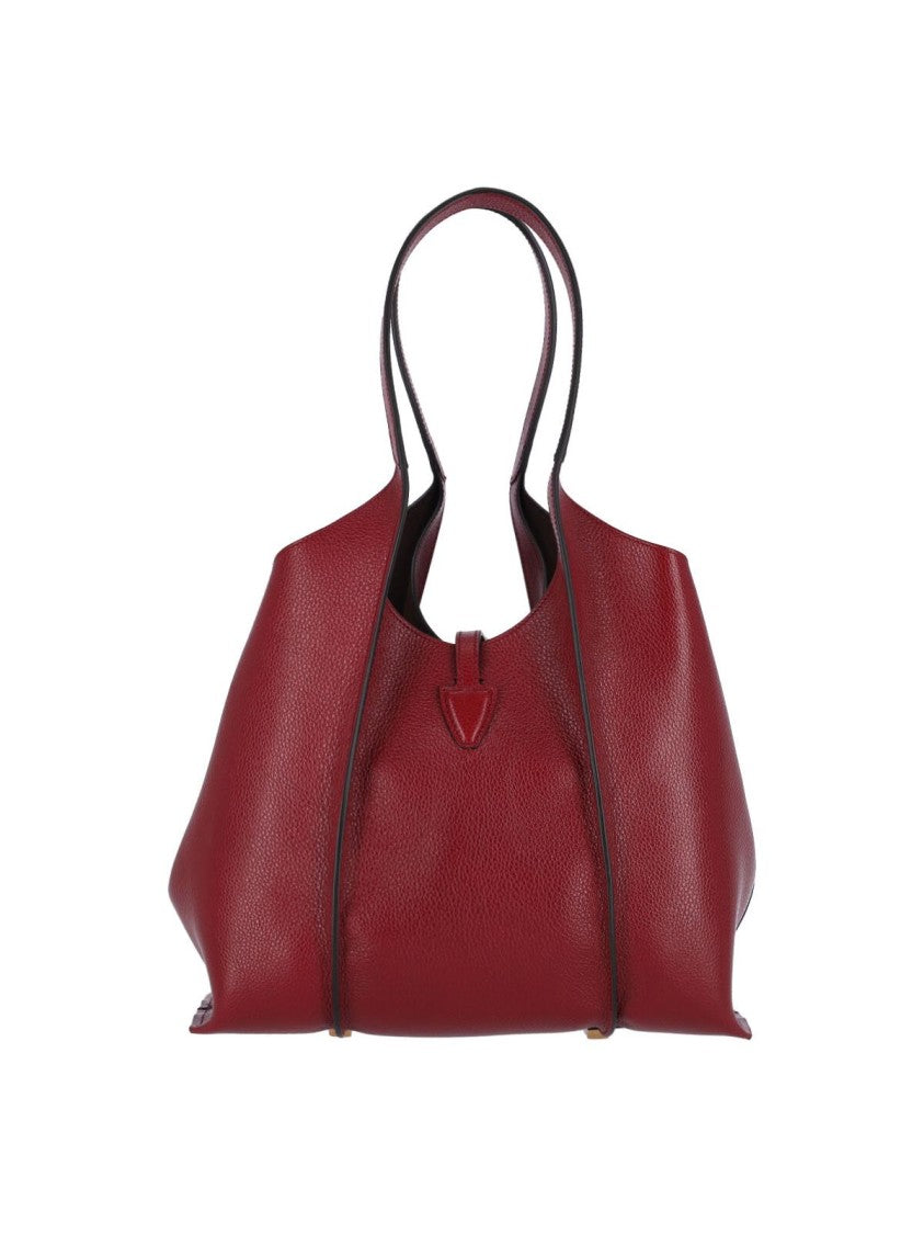 Tod's "T Timeless" Small Tote Bag Red