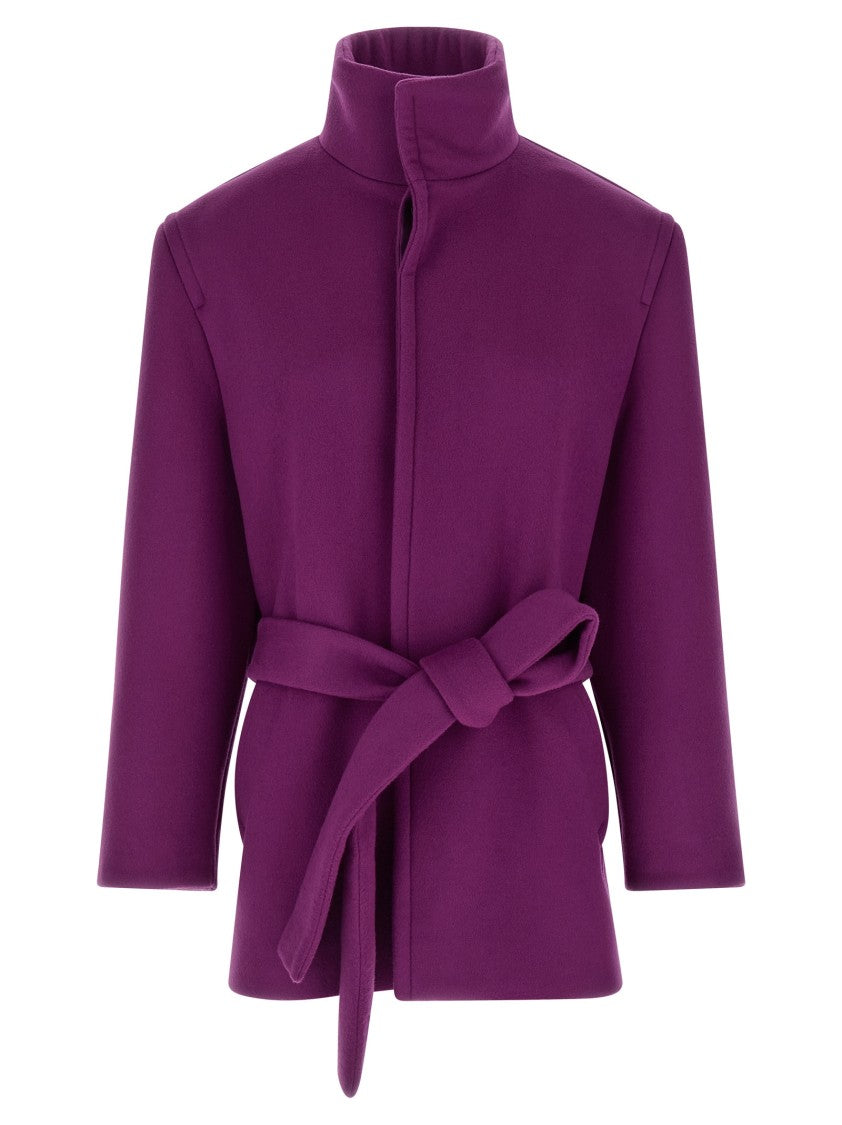 Saint Laurent Double-Face Wool Coat