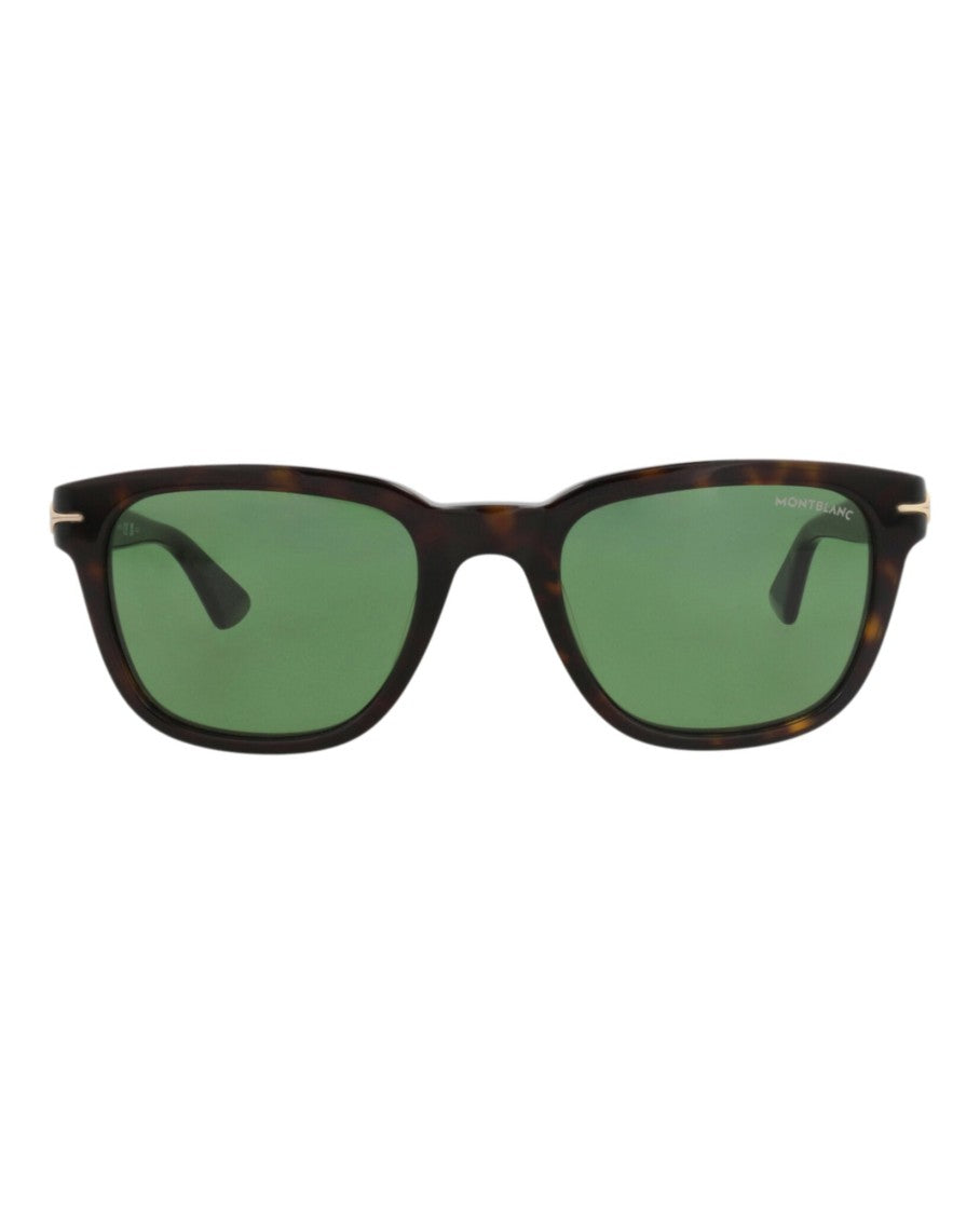 Montblanc Square-Frame Recycled Acetate Sunglasses