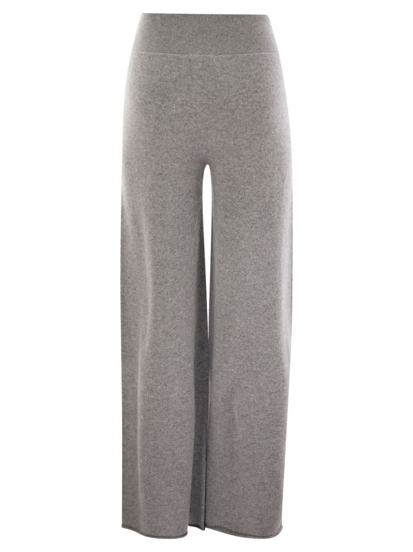 Vanisé Cashmere Wide-Leg Trousers