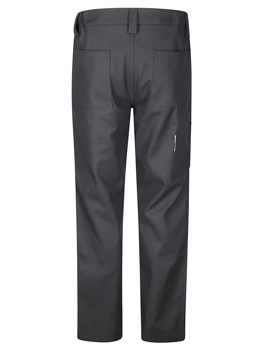 Gr10k Straight-Leg Pants With Elastic Waistband And Chino Pockets