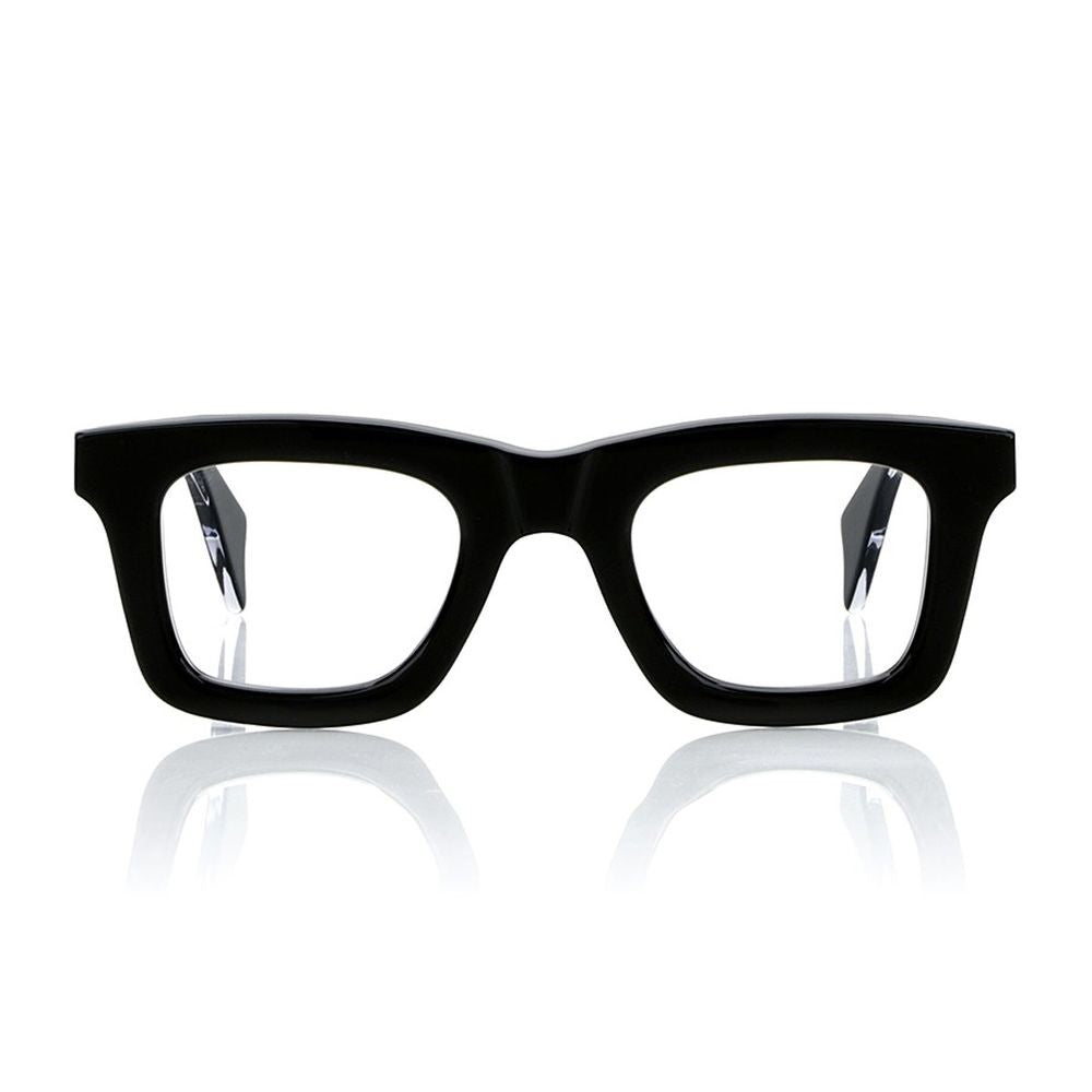 Monokol Concept Eyewear Mk308 Squared Black Mazzucchelli Acetate Eyewear