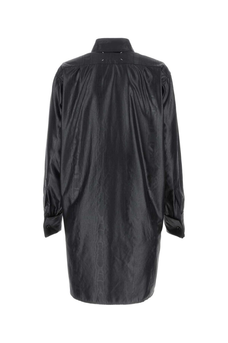 Maison Margiela Black Fabric Oversize Shirt