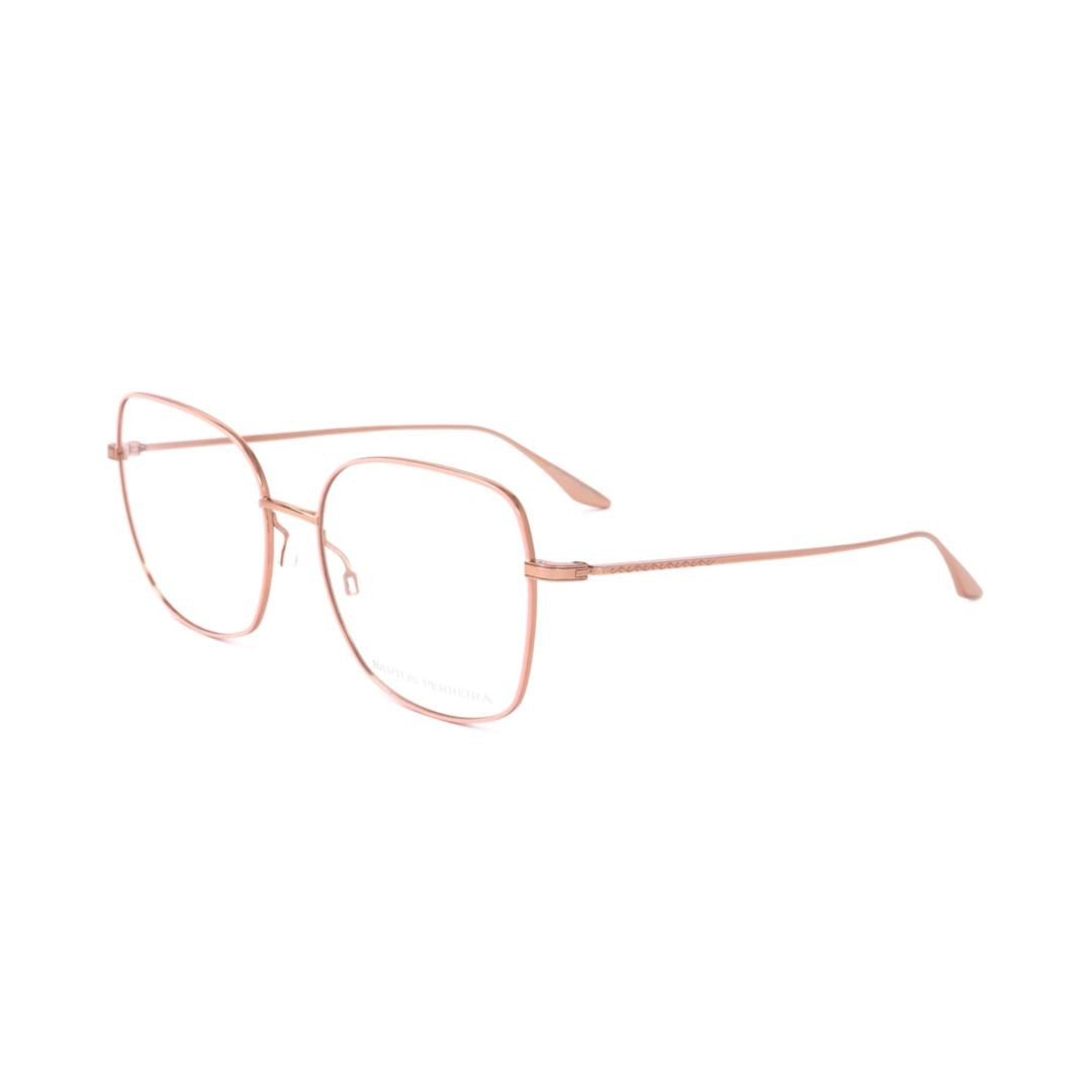 Barton Perreira Bp5013 552Ll Thin Rose Gold Metal Frame Sunglasses With Rounded Square Lenses