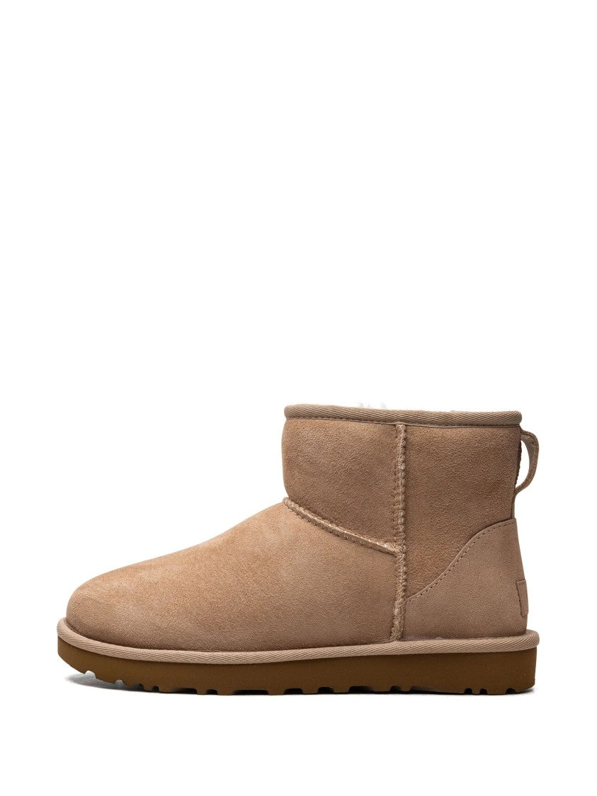 Ugg Brown Classic Mini Ii Suede Ballerinas