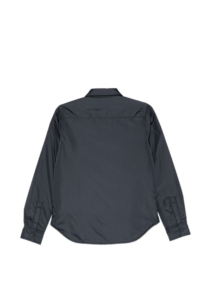 Aspesi Classic Blue Long-Sleeve Shirt With Tailored Cuffs