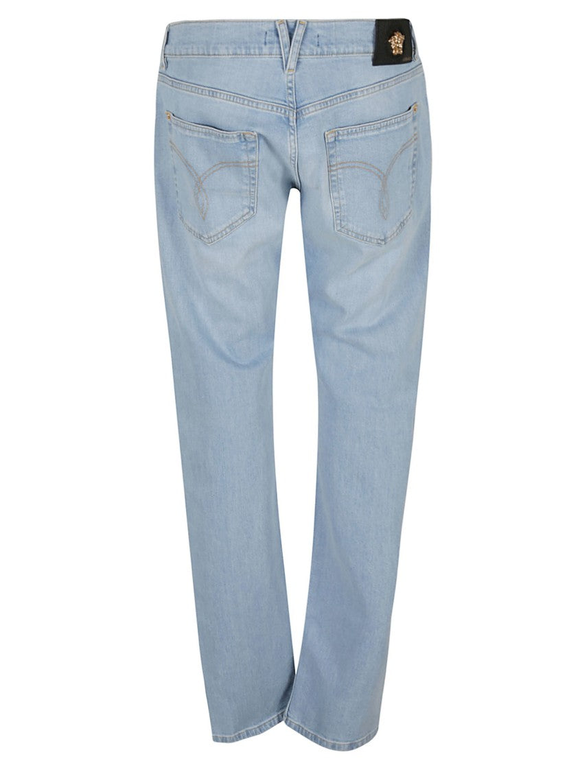 Versace Light Blue Denim Jeans
