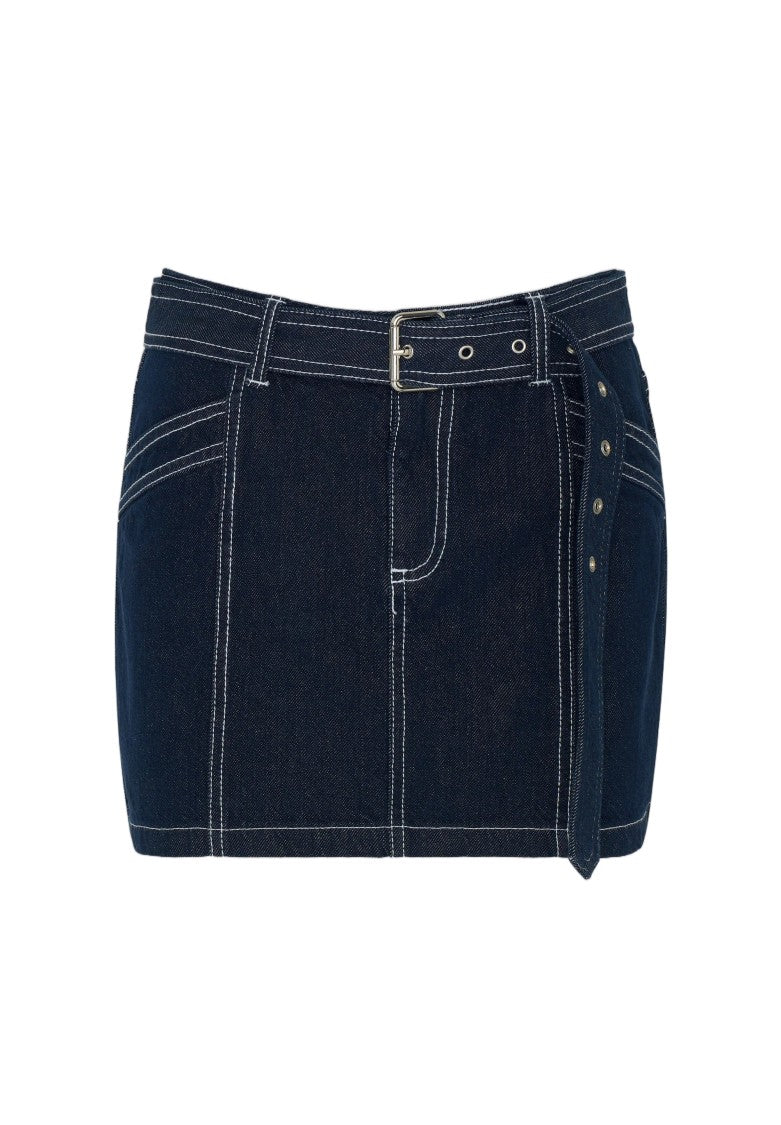 Wrstbhvr Leandra Denim Skirt