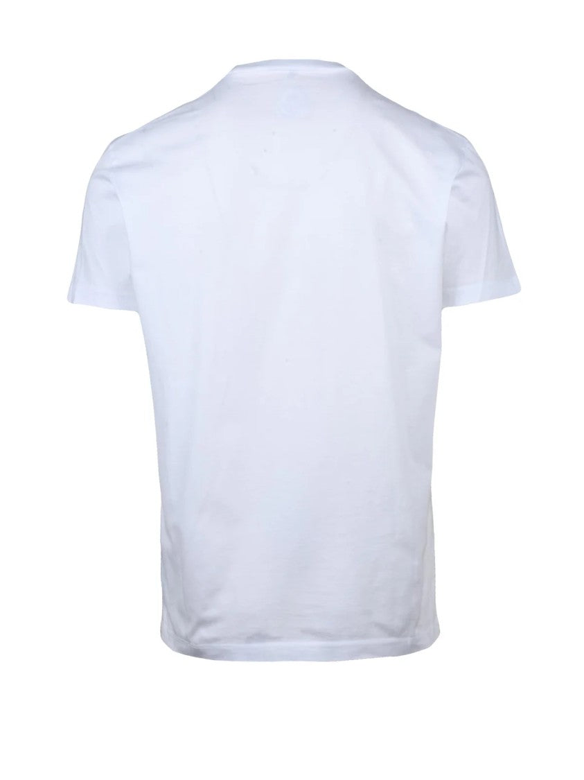 Dsquared2 Cotton T-Shirt With Gradient Logo Print