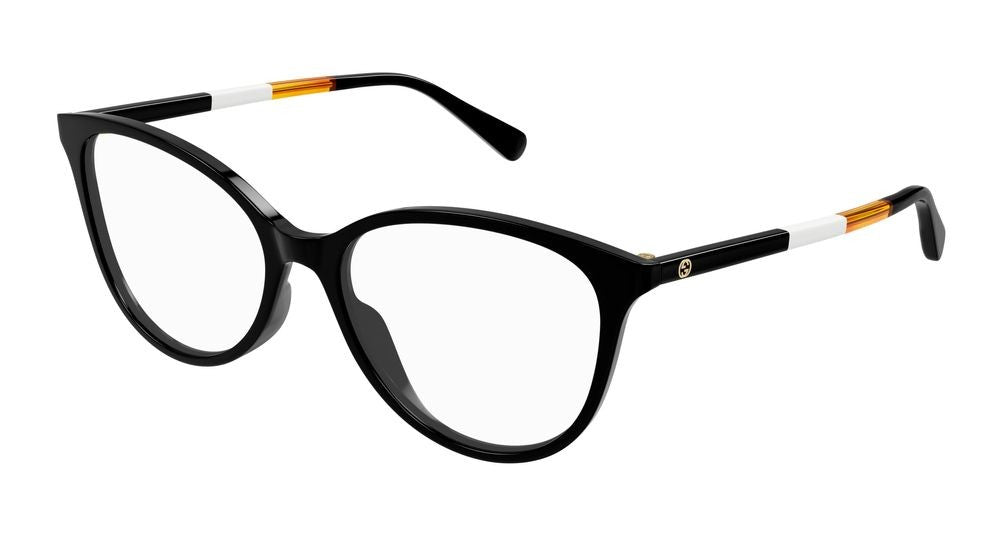 Gucci Black Bold Oversized Cat-Eye Eyeglasses