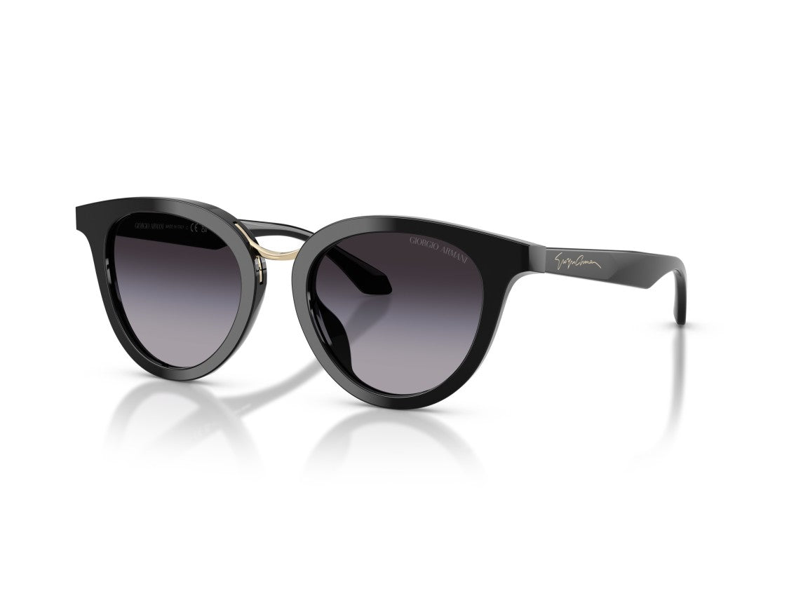 Giorgio Armani Black 0Ar8252u Gradient Cat-Eye Sunglasses
