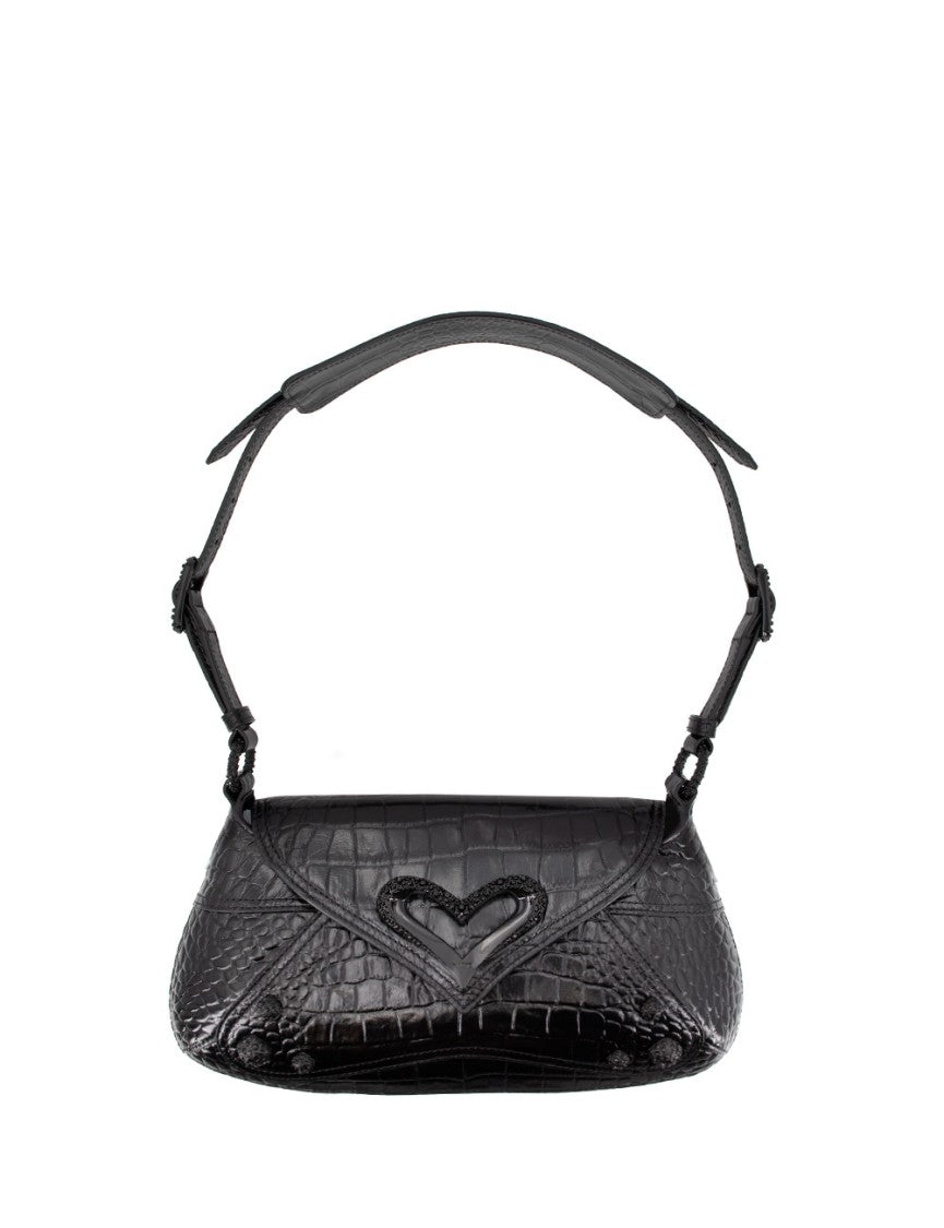Pinko Black Limousine Block Color Shoulder Bag