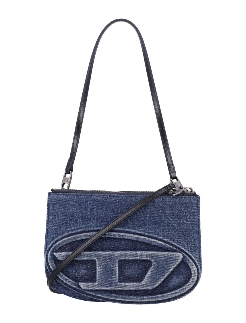 Diesel 1Dr Twin Denim Shoulder Bag