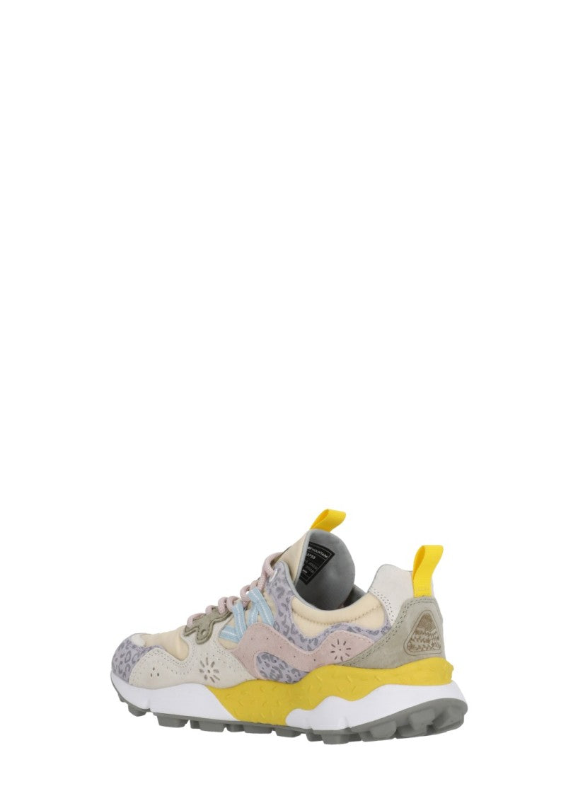 Flower Mountain Multicolor Yamano 3 Suede Sneakers