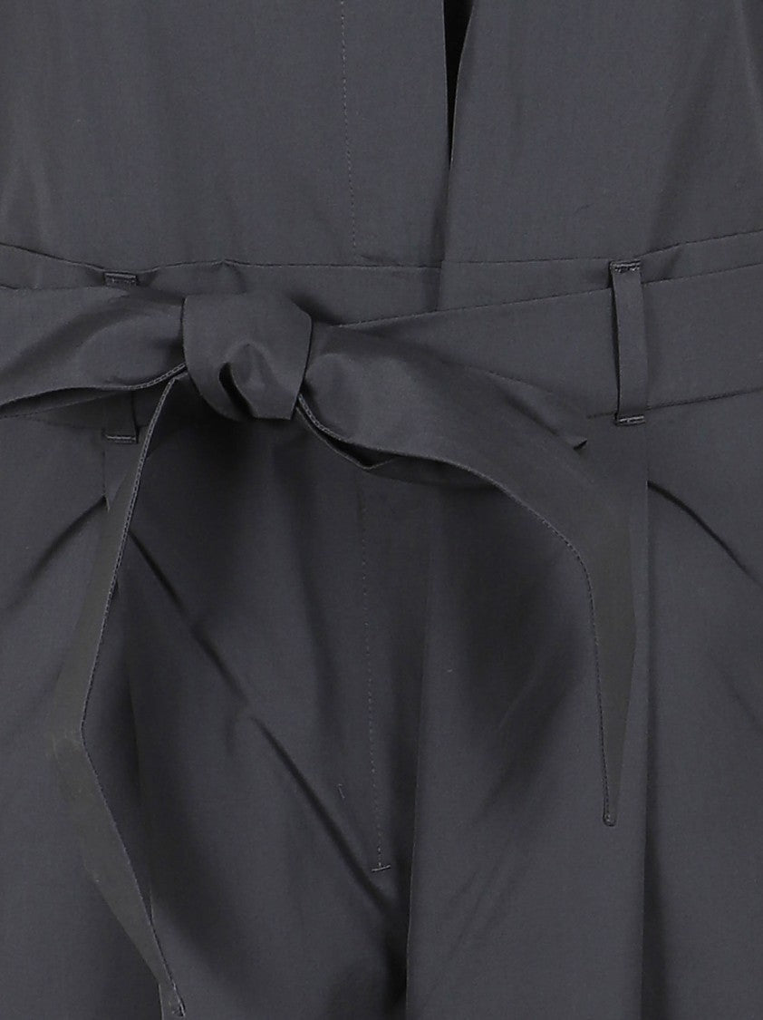 Max Mara Navy Blue Pure Cotton Jumpsuit