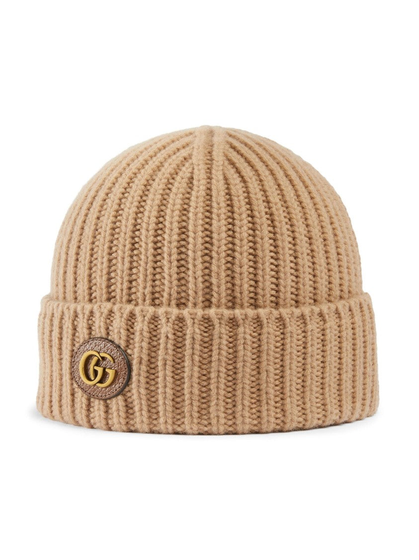 Gucci Victor Ribbed Wool Cashmere Beanie
