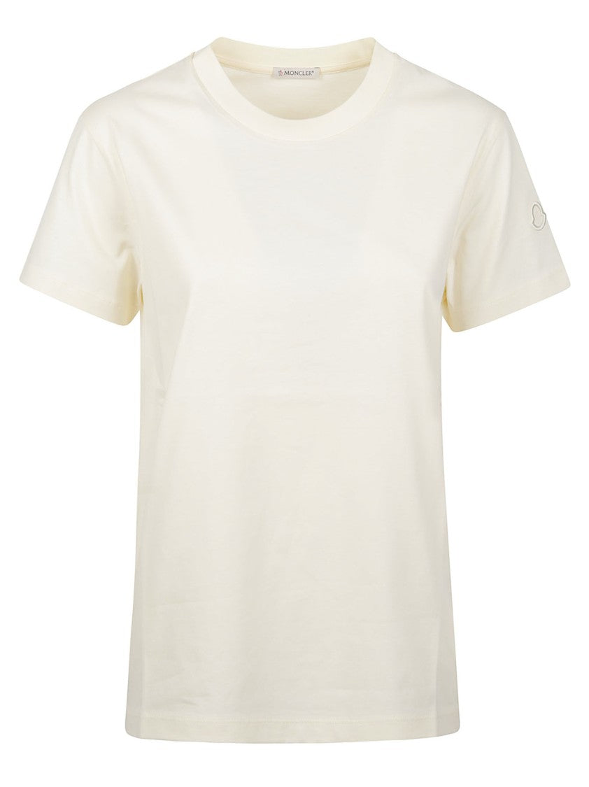 Moncler Embroidered Logo Cotton T-Shirt
