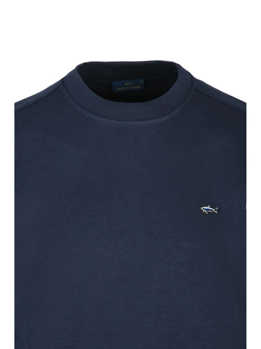 Paul & Shark Grey Cotton-Blend Slim Sweatshirt