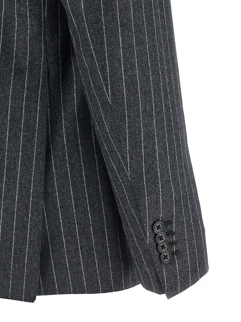 Tagliatore Pinstripe Virgin Wool Suit Ensemble