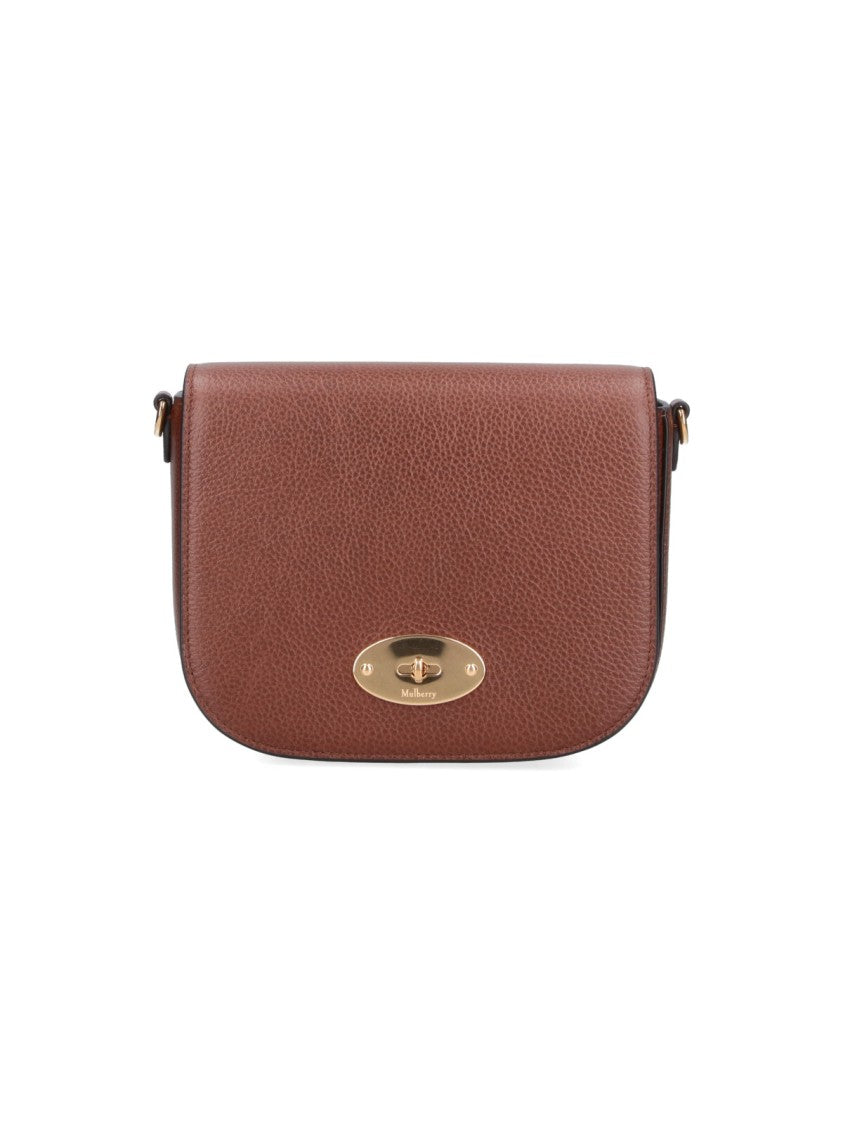 Mulberry Brown Darley Mini Postmans Lock Bag