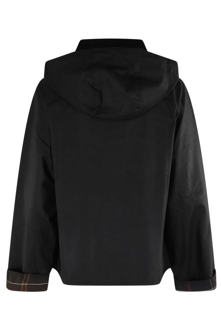 Barbour Black Reighton Wax Jacket