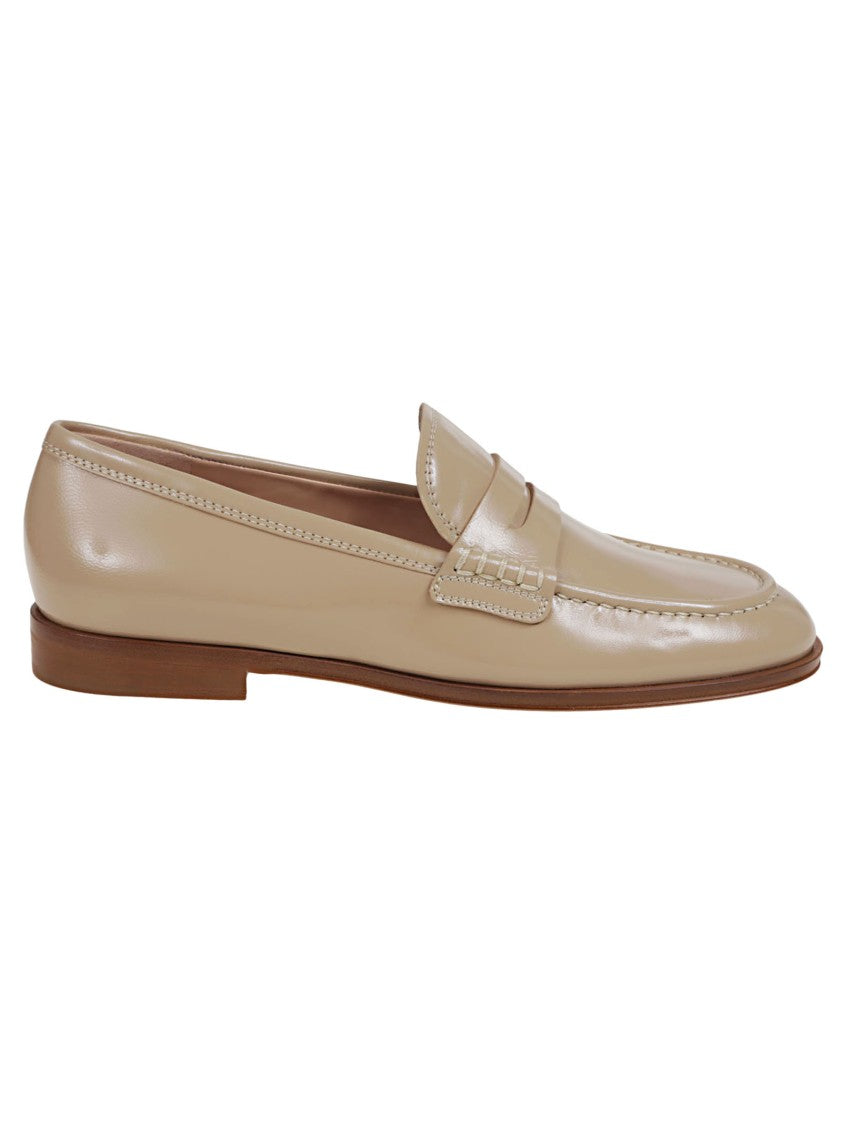 Gianvito Rossi Georgie Loafers With Rounded Toe