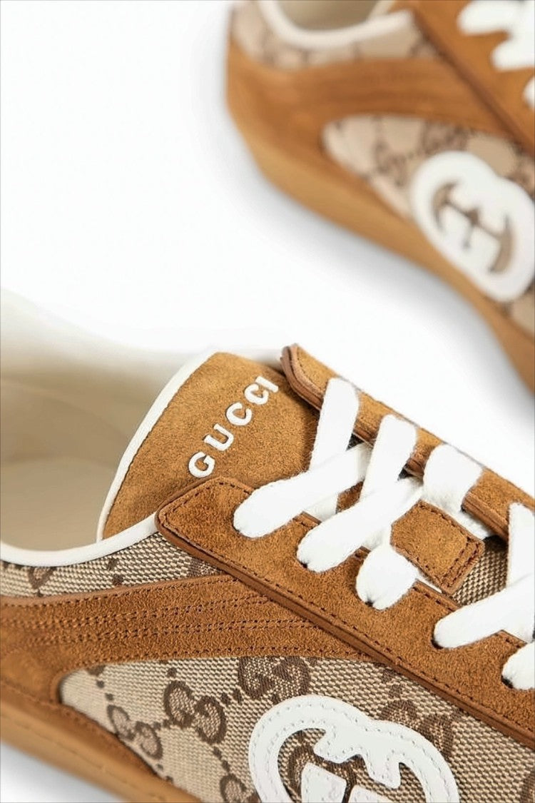 Gucci Low-Top Sneakers With Canvas