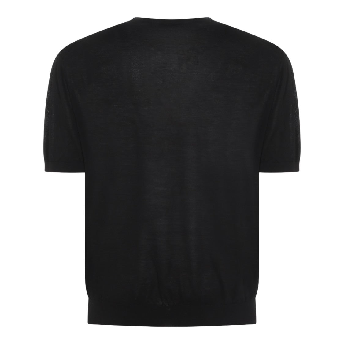 Malo Classic Black T-Shirt With Crew Neckline