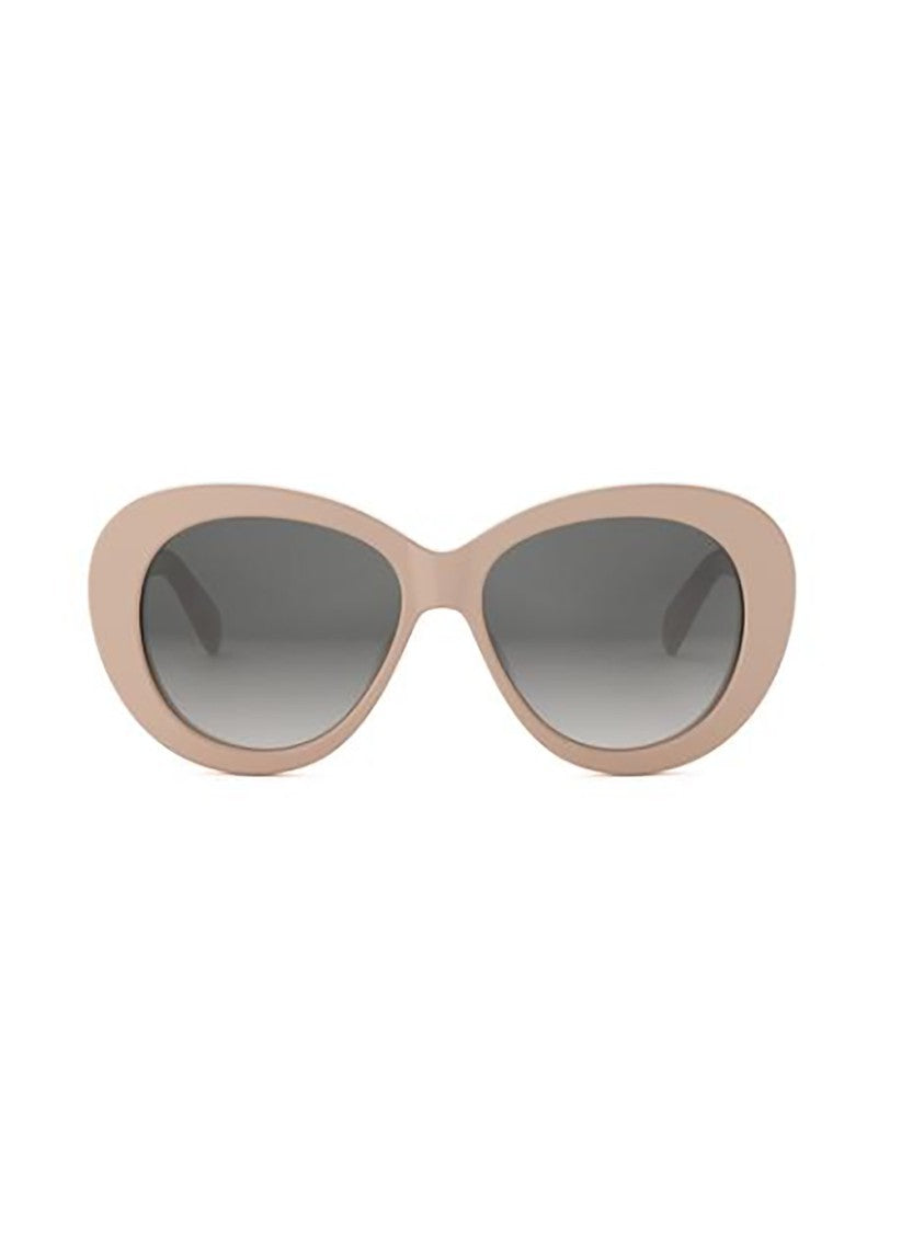 Celine Cl40317u Oversized Oval Gold Sunglasses