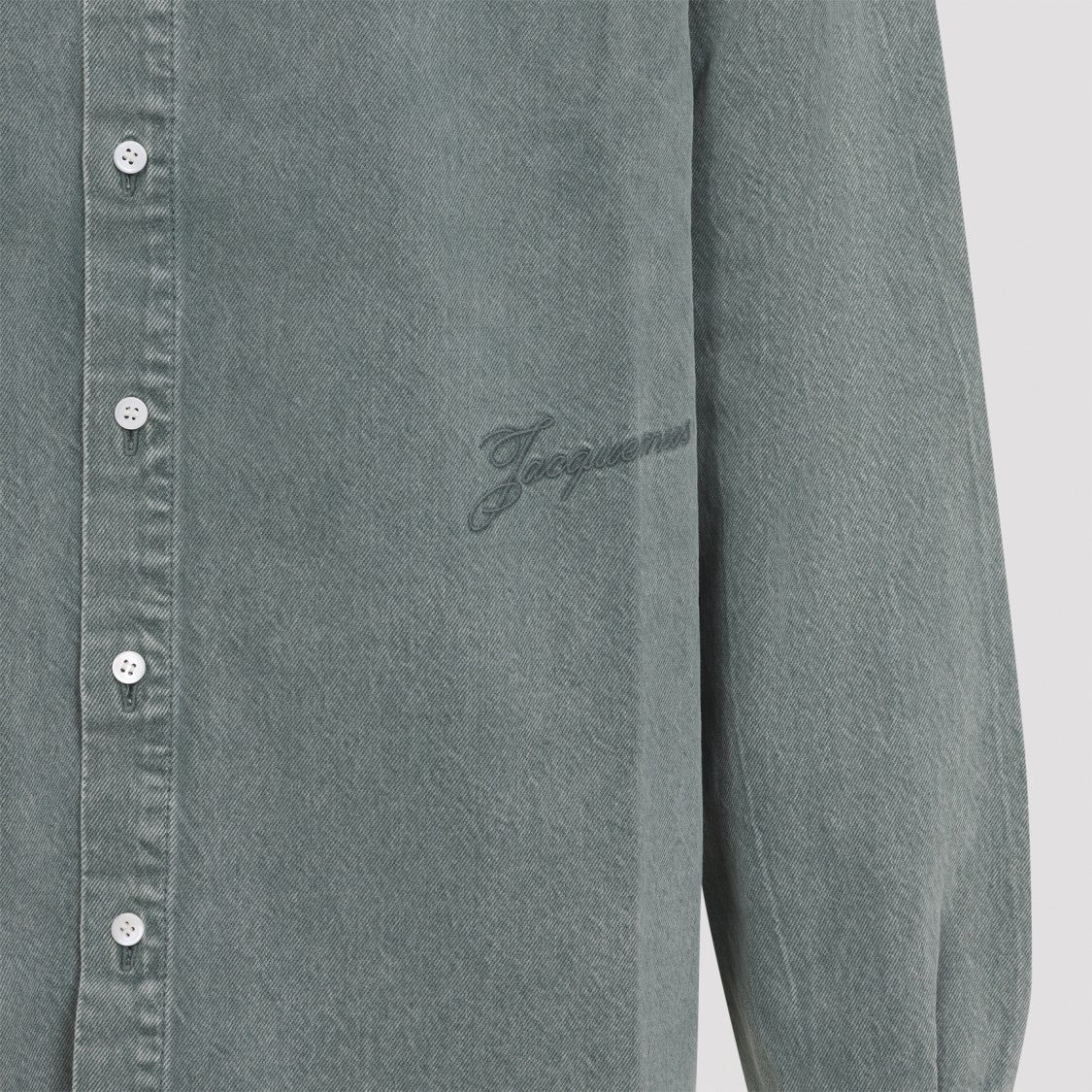 Jacquemus Simon De-Nimes Green Cotton Shirt