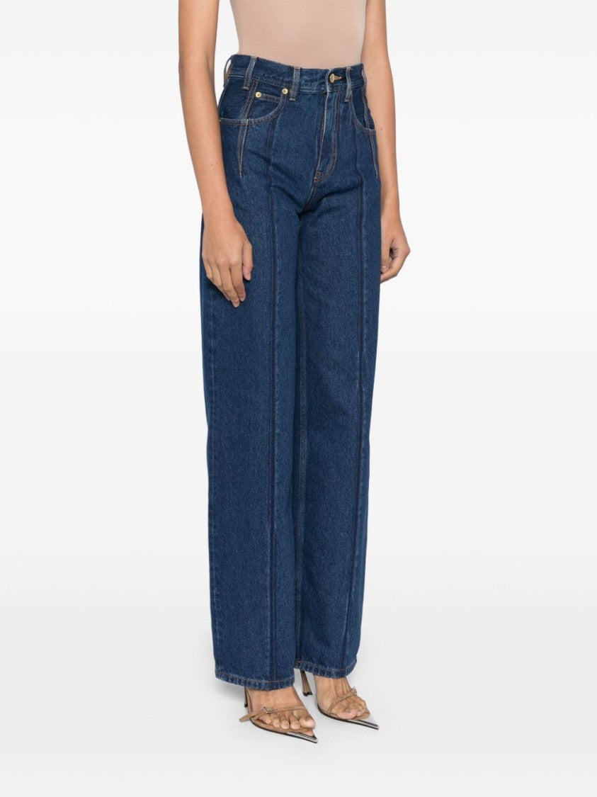 Darkpark High-Waisted Straight-Leg Jeans With Timeless Appeal
