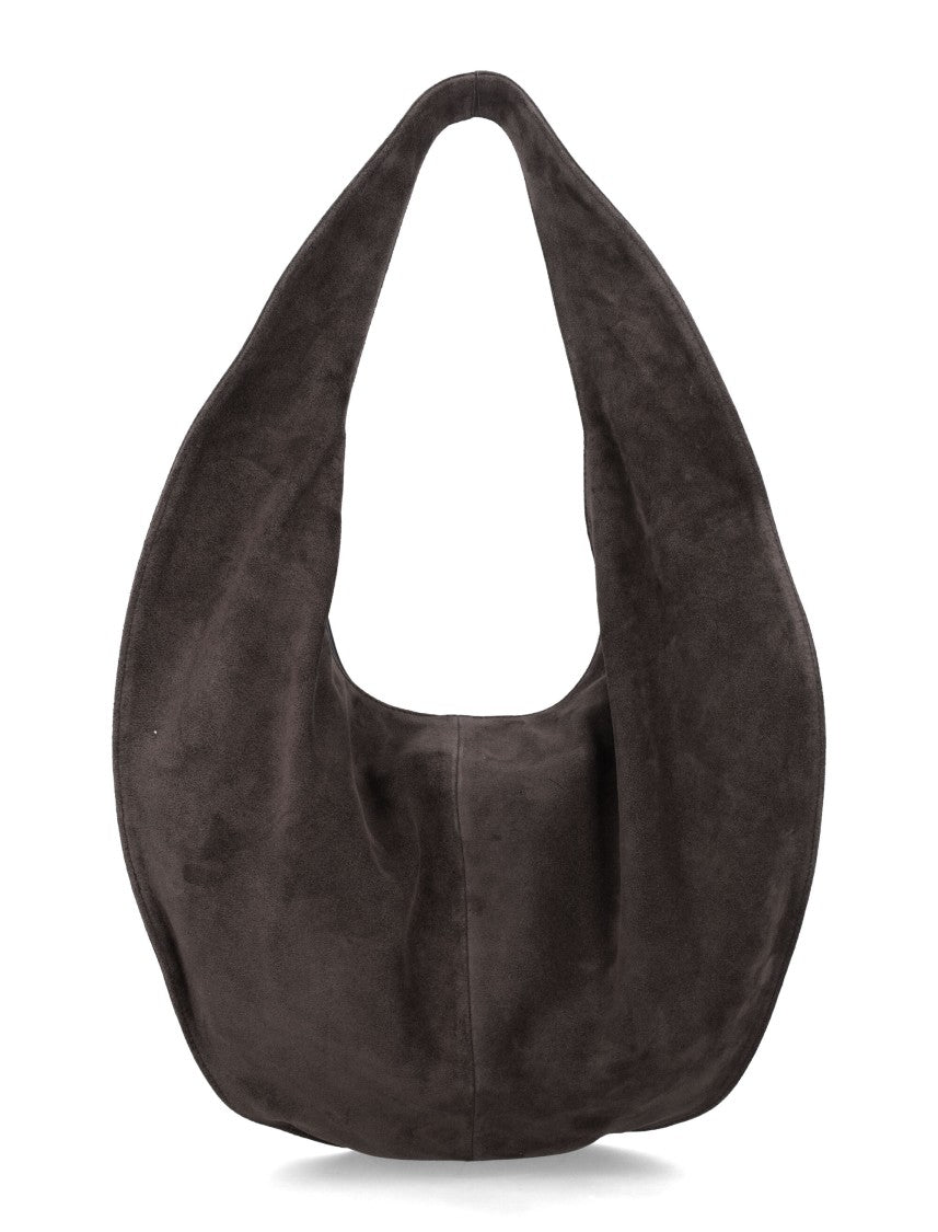 Maeden Rounded Suede Nappa Tote Bag