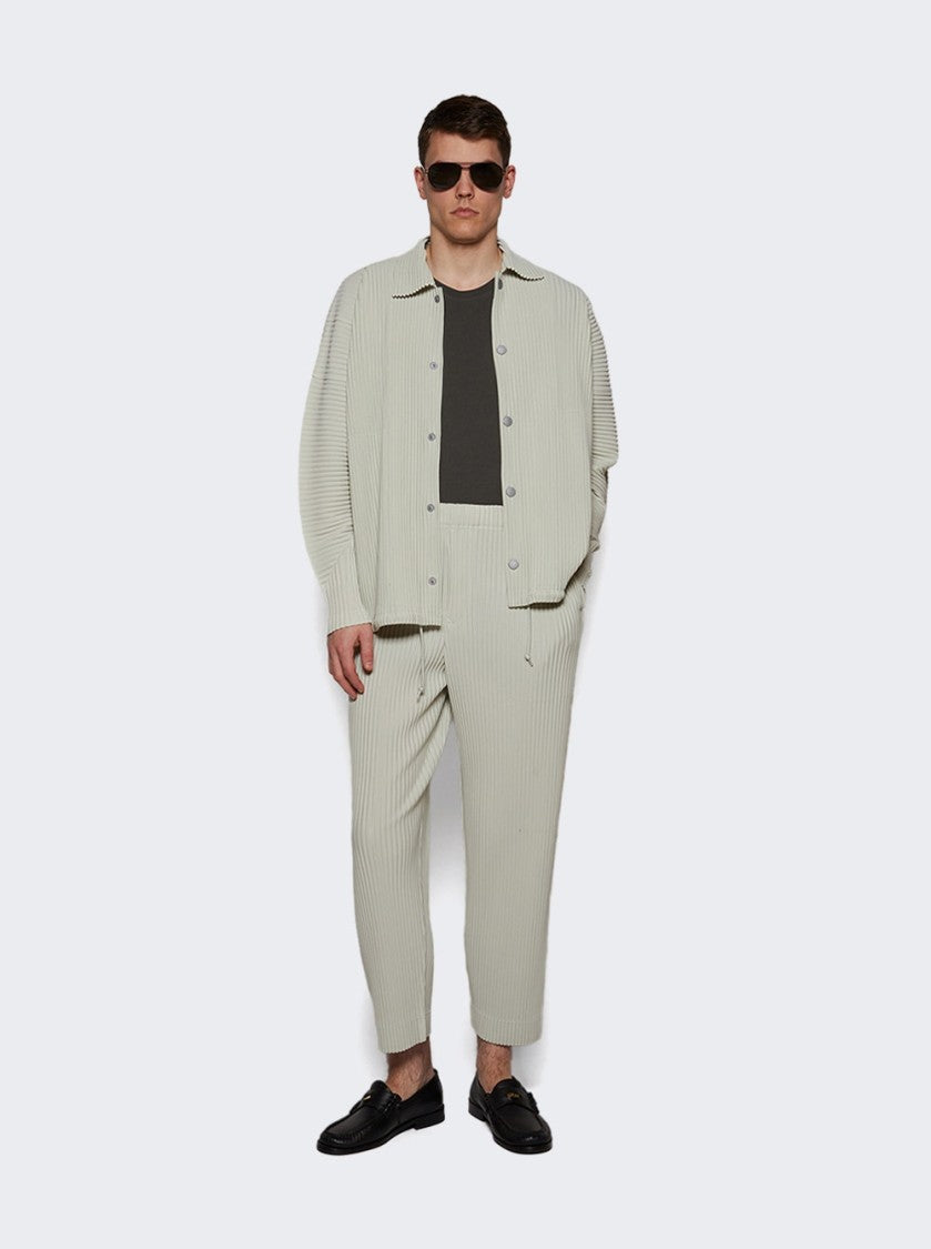 Homme Plissé Issey Miyake Pleated Pants - Frosty Grey