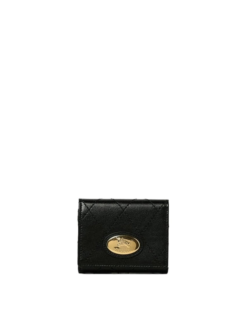 Burberry Diamond-Quilted Calf Leather Burberry Wallet