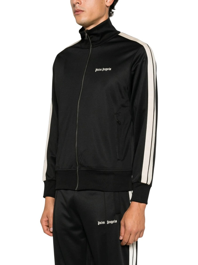 Palm Angels Black Tech Fabric Track Jacket