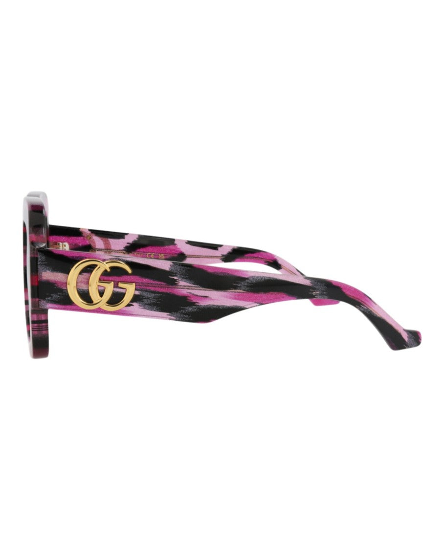 Gucci Square-Frame Recycled Acetate Sunglasses