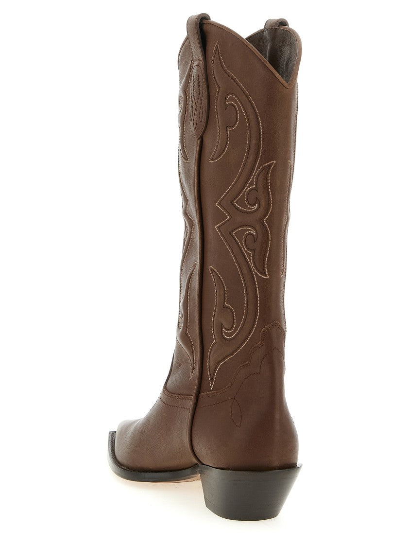 Sonora 'Yuma' Napped Calfskin Pointed Boots