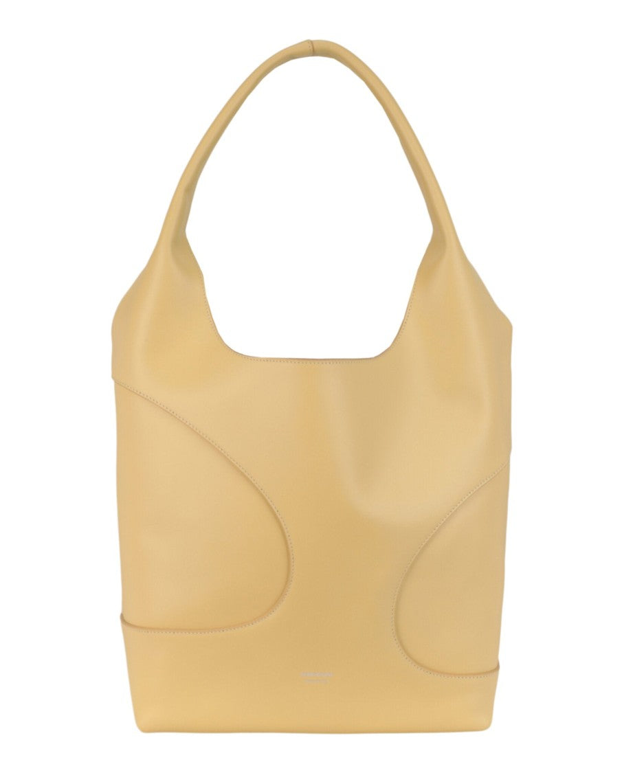 Ferragamo Debossed Cut-Out Hobo Bag