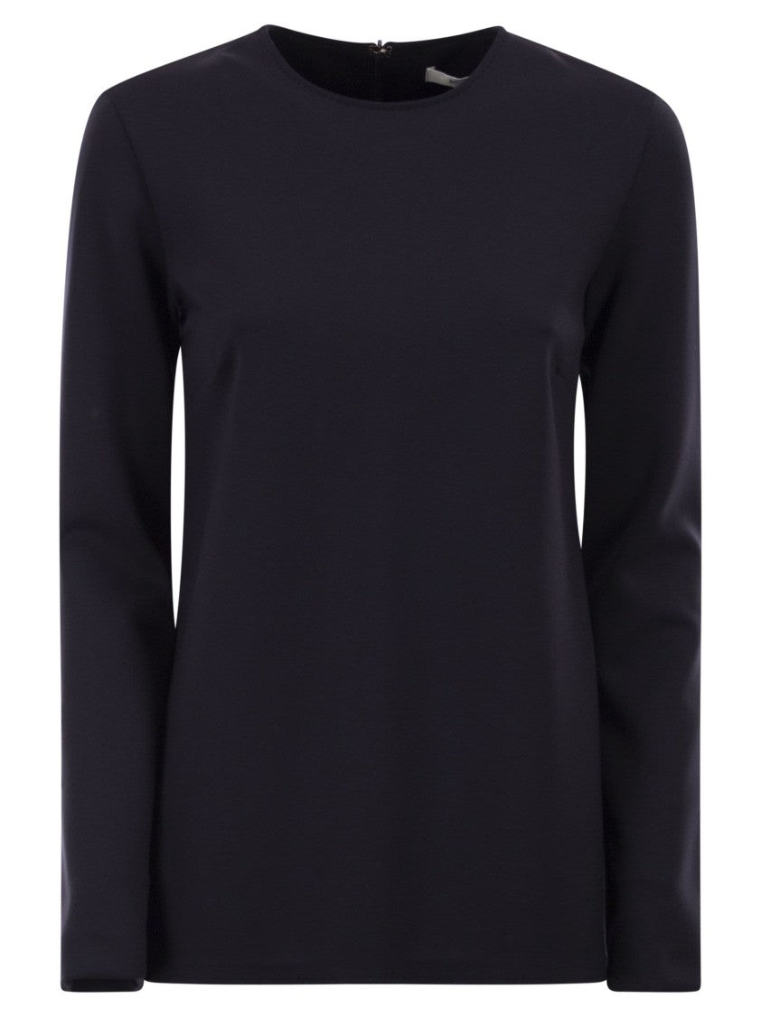 Max Mara Mxpneutro - Slim Fit Crew Neck Top