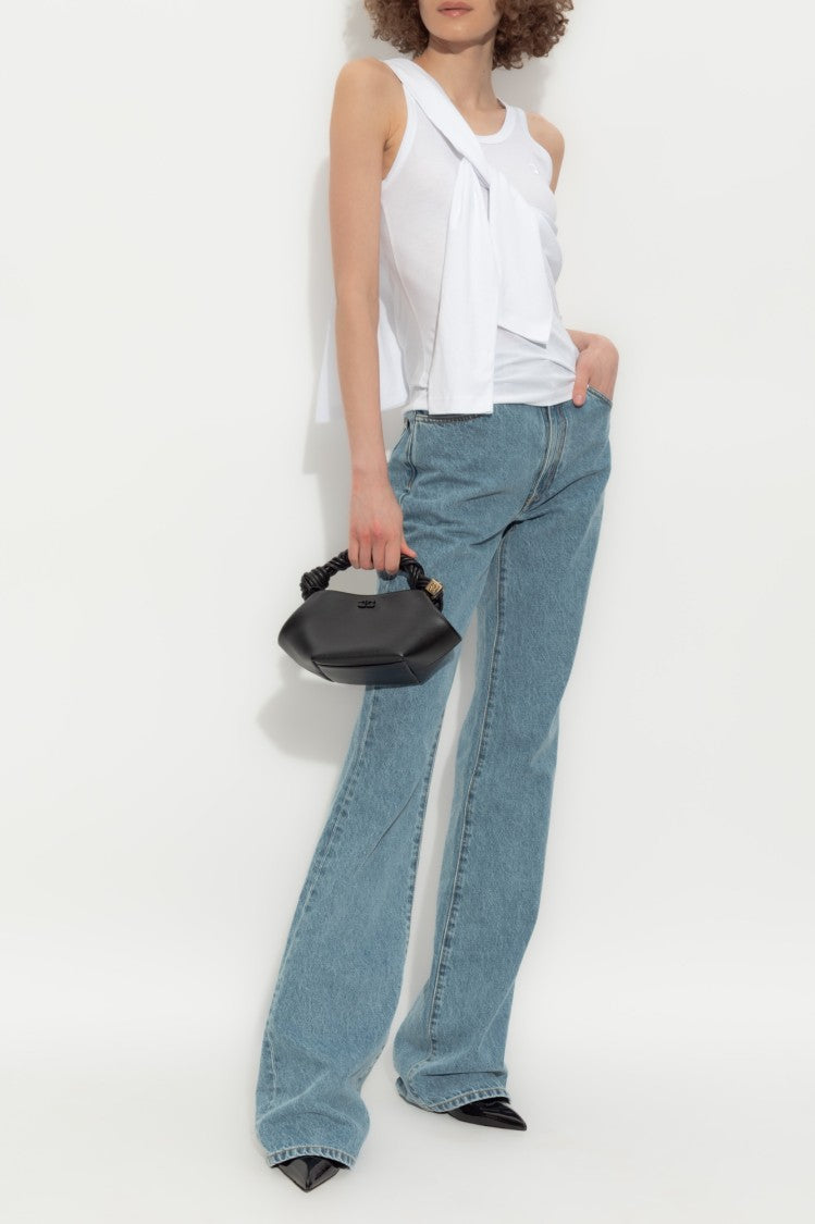 Coperni Sleeveless Top With Diagonal Tie Detail