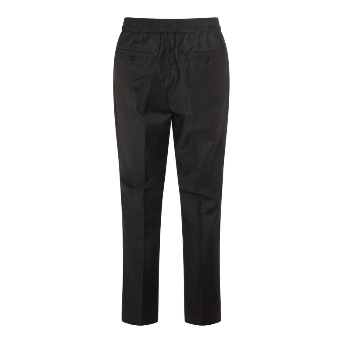 Ami Paris Straight-Leg Tailored Trousers With Elastic Waistband