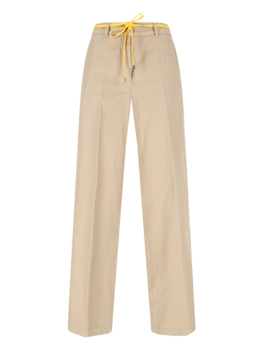 Aspesi Straight-Leg Trousers – Beige