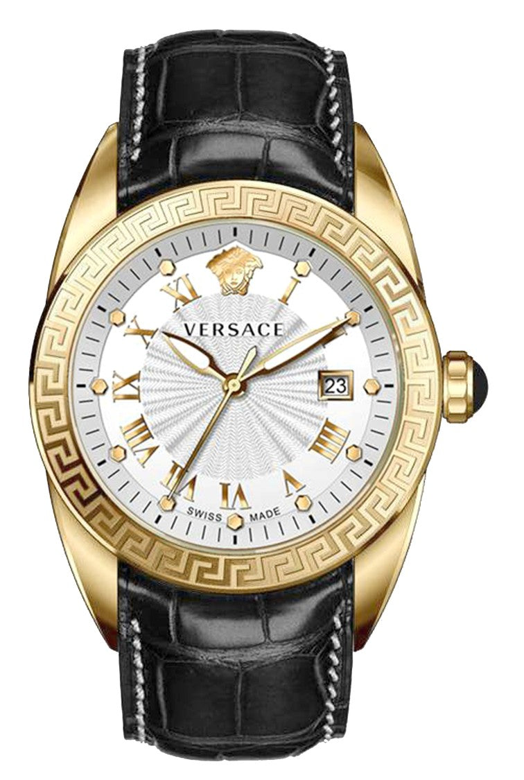 Versace Gold-Tone Stainless Steel Versace V-Spirit Watch With Roman Numerals